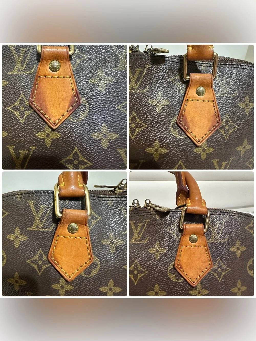 Louis Vuitton Brown Monogram Alma Satchel
